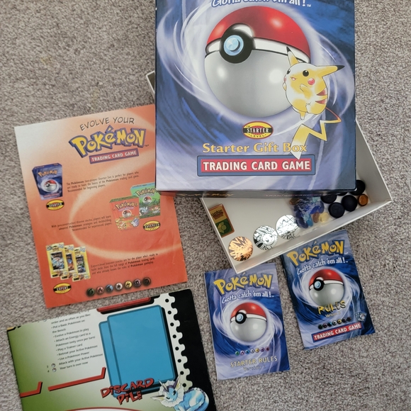pokemon starter gift box trading card game WOTC Pokmon (Vintage) Please kindly verify with your customs if you have any concerns Vintage Pokemon TCG Starter Gift